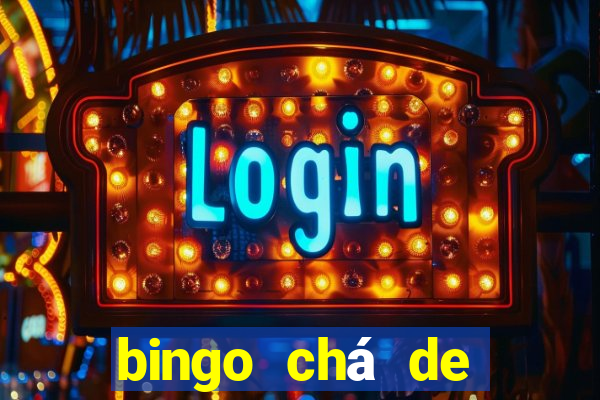 bingo chá de bebê excel